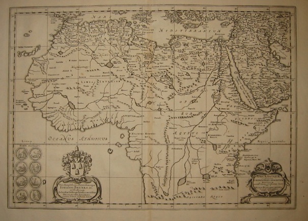 Blancardus Nicolaus Africae antiquae et quarundam Europae, Asiaeque adiacentium regionum... 1700 Amsterdam